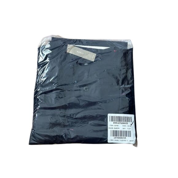 NWT J CREW Relaxed-fit double-pleated cotton poplin chino pant in Indigo 34/32 - Picture 4 of 5